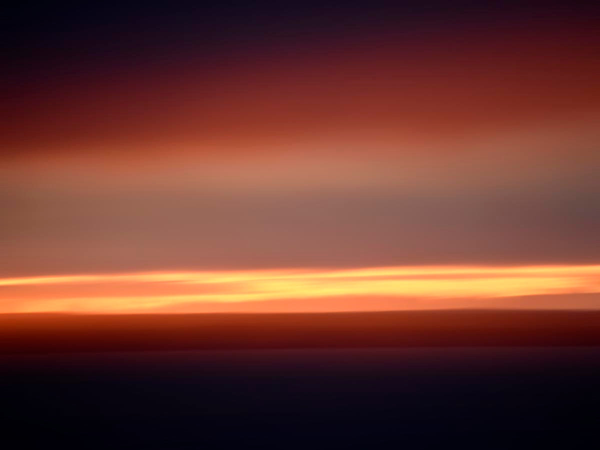 Abstract Sunset Wall Art Print
