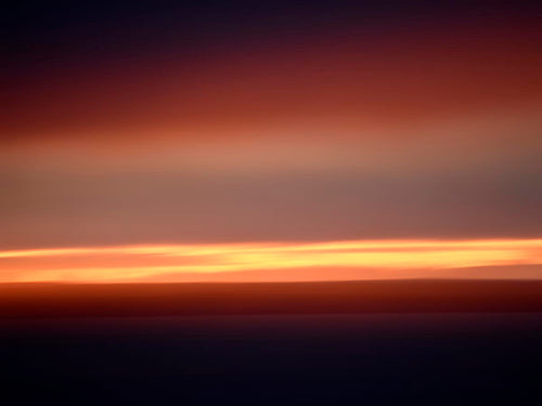 Abstract Sunset Wall Art Print