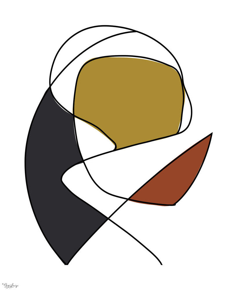Abstract Tribeca III Wall Art Print