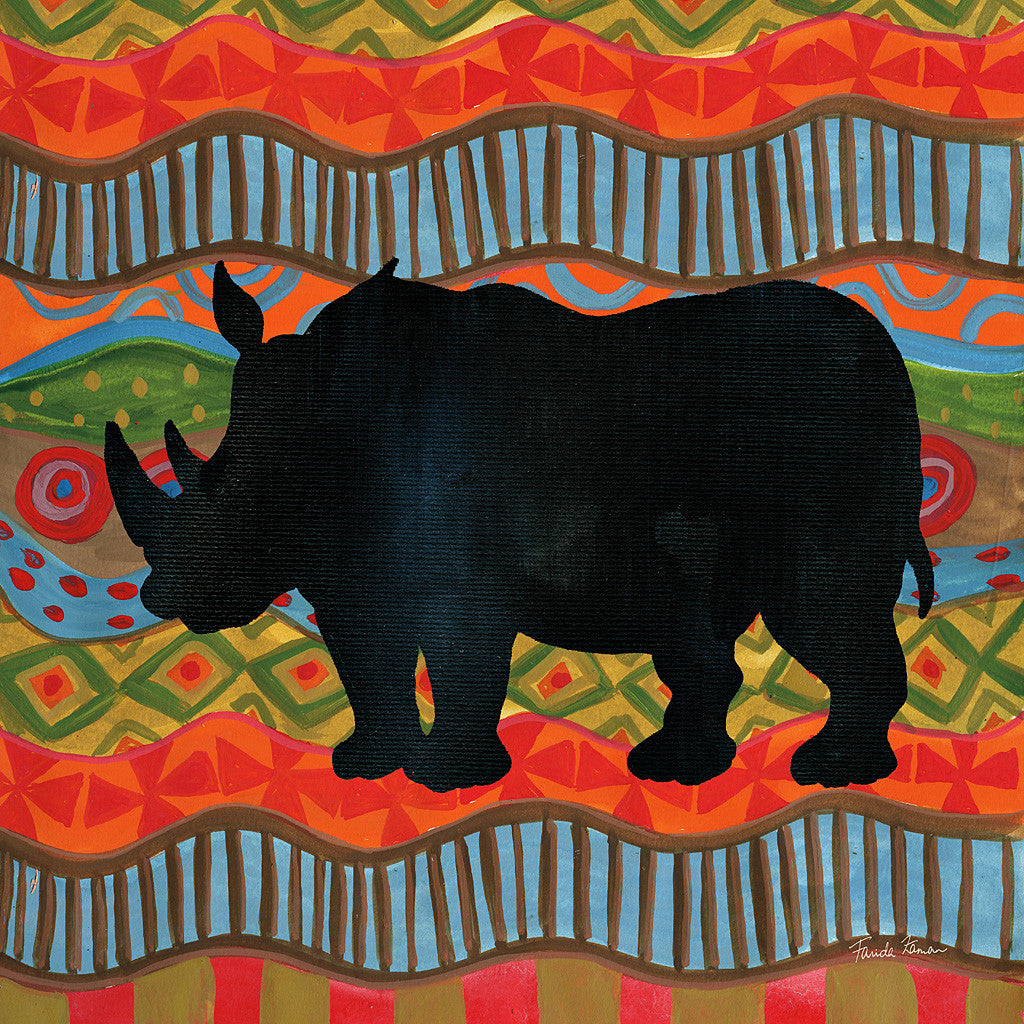African Animal IV Wall Art Print 