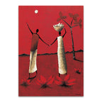 African Couple Wall Art Print 