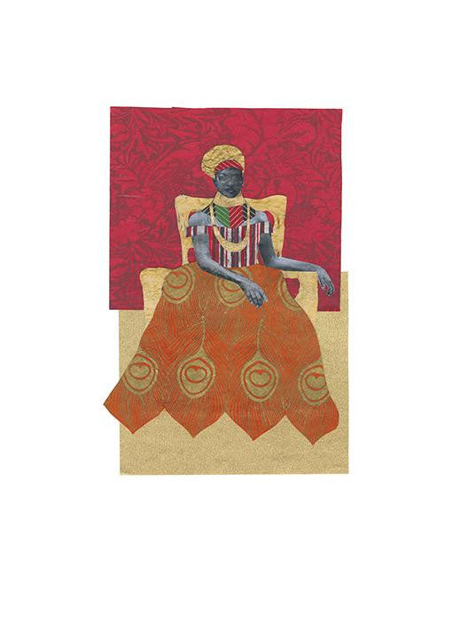African Royals II Wall Art Print