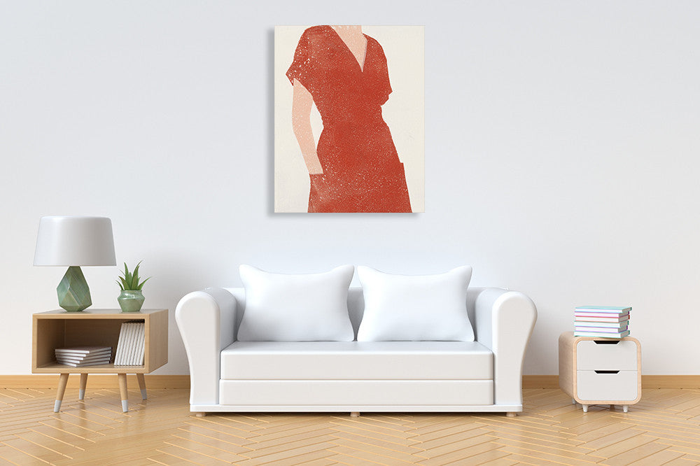 All Dressed Up I Wall Art Print on the wall