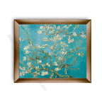 Almond Blossom Modern Flat Gold Frame