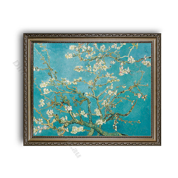 Almond Blossom Ornate Silver Frame