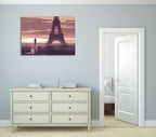 Alone in Paris Wall Art Print on the wall
