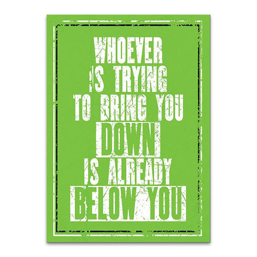Already Below You Wall Art Print, green fine art canvas print