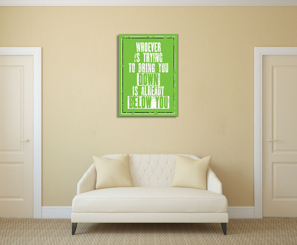 Already Below You Wall Art Print on the wall