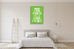 Already Below You Wall Art Print on the wall