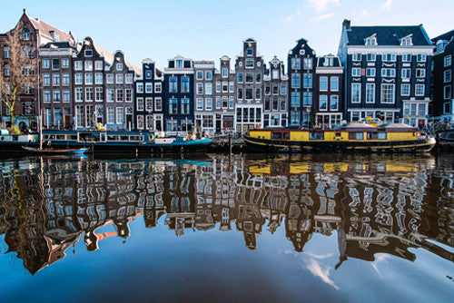Amsterdam Canals Wall Art Print