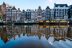 Amsterdam Canals Wall Art Print