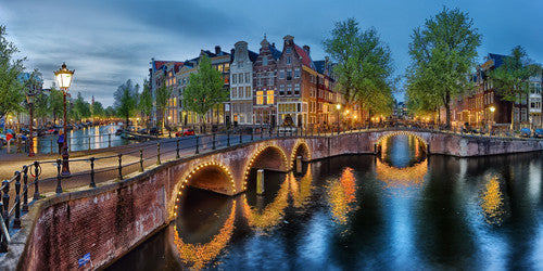 The Amsterdam Canals Wall Art Print