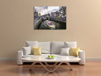 Amsterdam City Wall Art Print on the wall