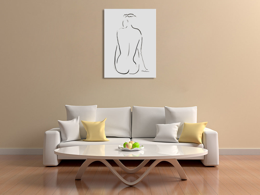 Anabelle Wall Art Print on the wall
