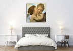 Angels and Cupids Wall Art Print on the wall