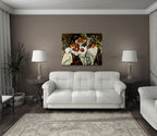 Still Life with Apples and Oranges on the wall