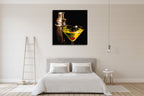 Appletini Wall Art Print on the wall