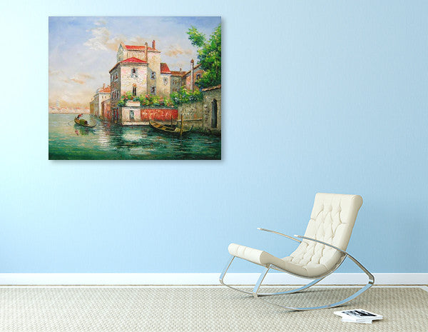 Aqua on the wall