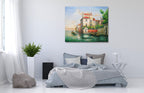 Aqua on the wall