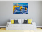 Australia Twelve Apostles at Sunset Wall Print on the wall