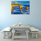 Australia Twelve Apostles at Sunset Wall Print on the wall
