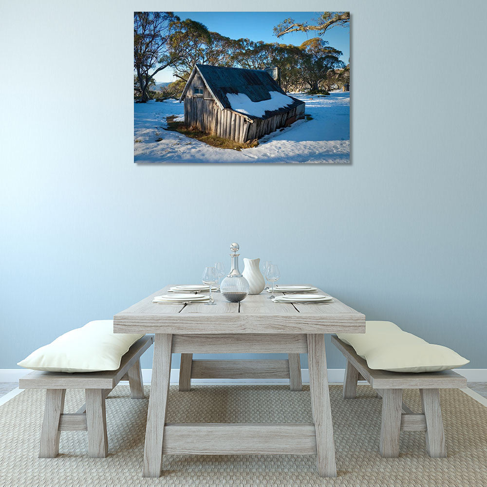 Australia Wallaces Hut Wall Art Print on the wall