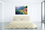 Austria Hallstatt Village Wall Art Print on the wall