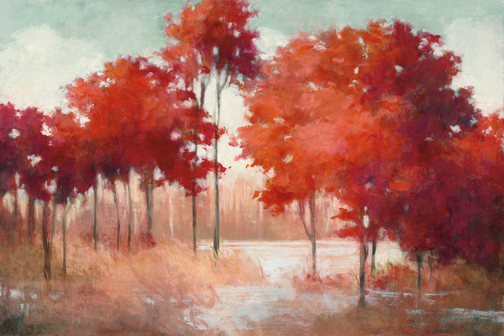 Autumn Lake Wall Art Print