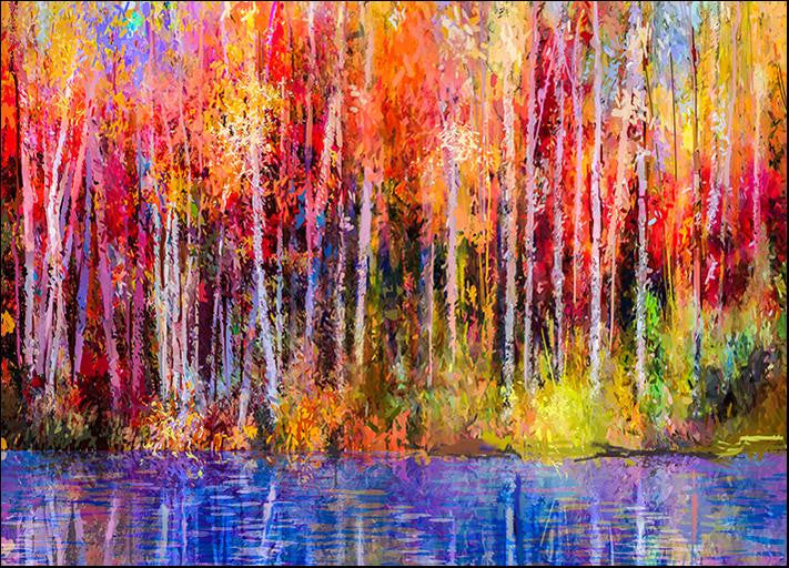 A Autumn Trees Wall Art Print