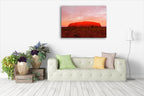 Ayers Rock Uluru Wall Art Print on the wall