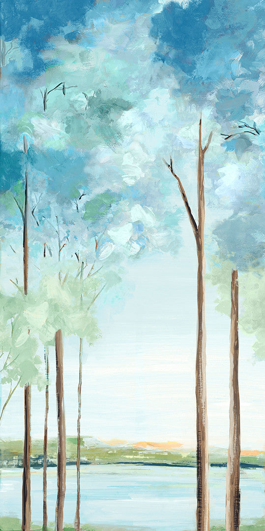 Azure Land I Wall Art Print