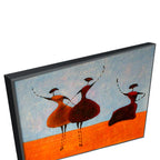 Three Ballerinas One | Abstract Paintings & Art Work for Feminine Touch