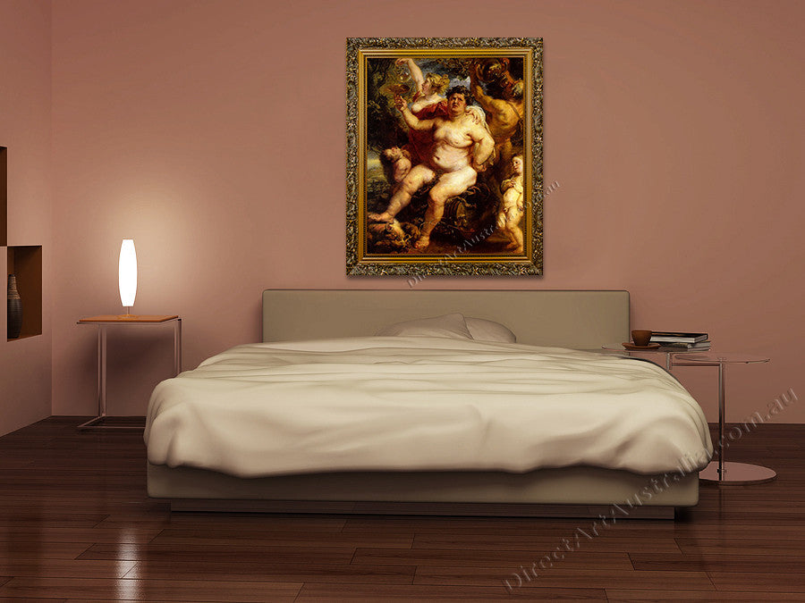 Bacchus on the wall