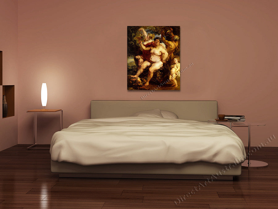 Bacchus on the wall