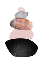 Balanced White Blush Wall Art Print