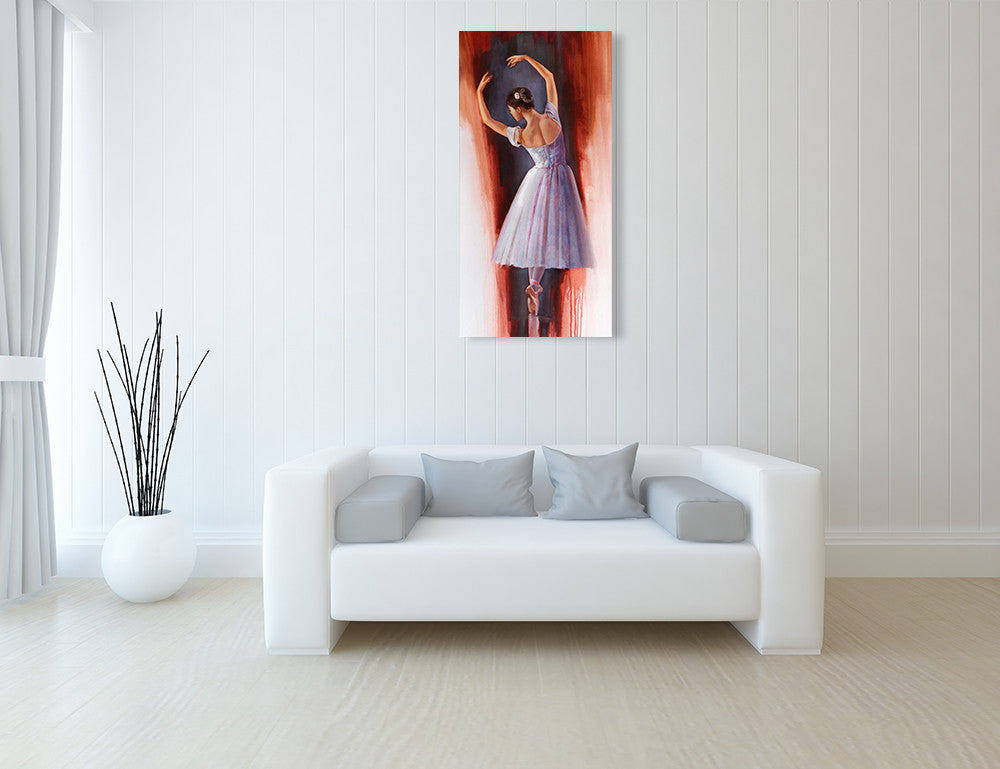 Ballet Dream Wall Art Print on the wall