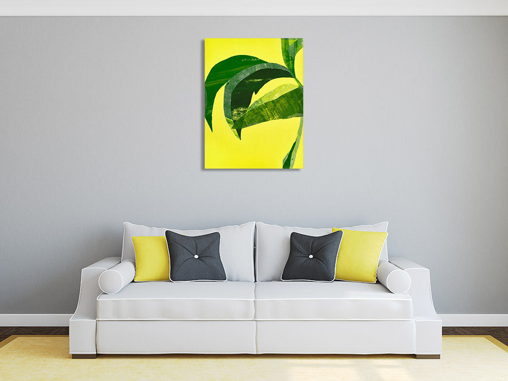 Banana Leaf I Wall Art Print on the wall