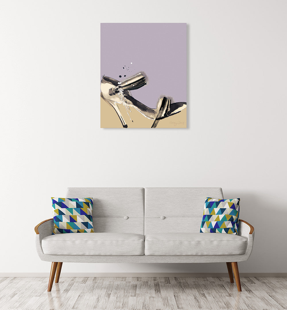 Bare Wall Art Print on the wall