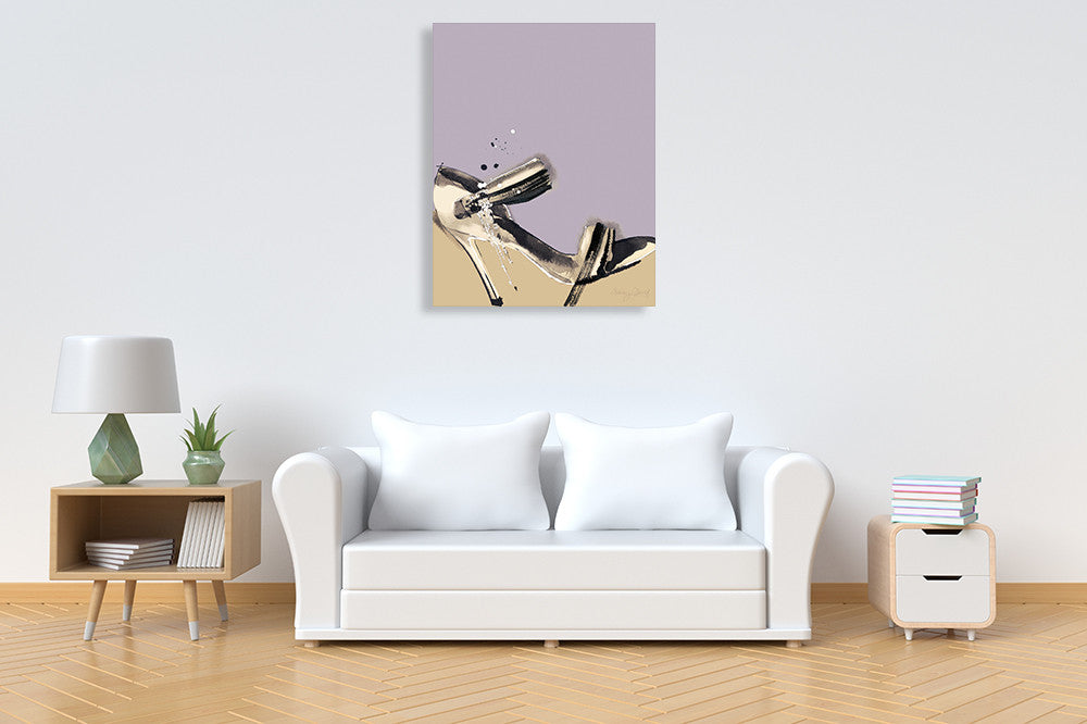 Bare Wall Art Print on the wall