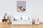 Bare Wall Art Print on the wall