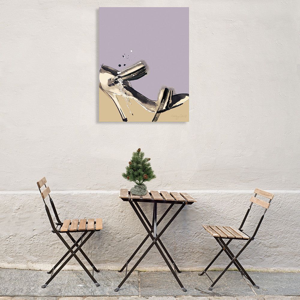 Bare Wall Art Print on the wall