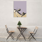 Bare Wall Art Print on the wall
