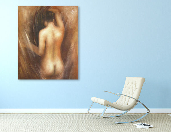 Bare on the wall