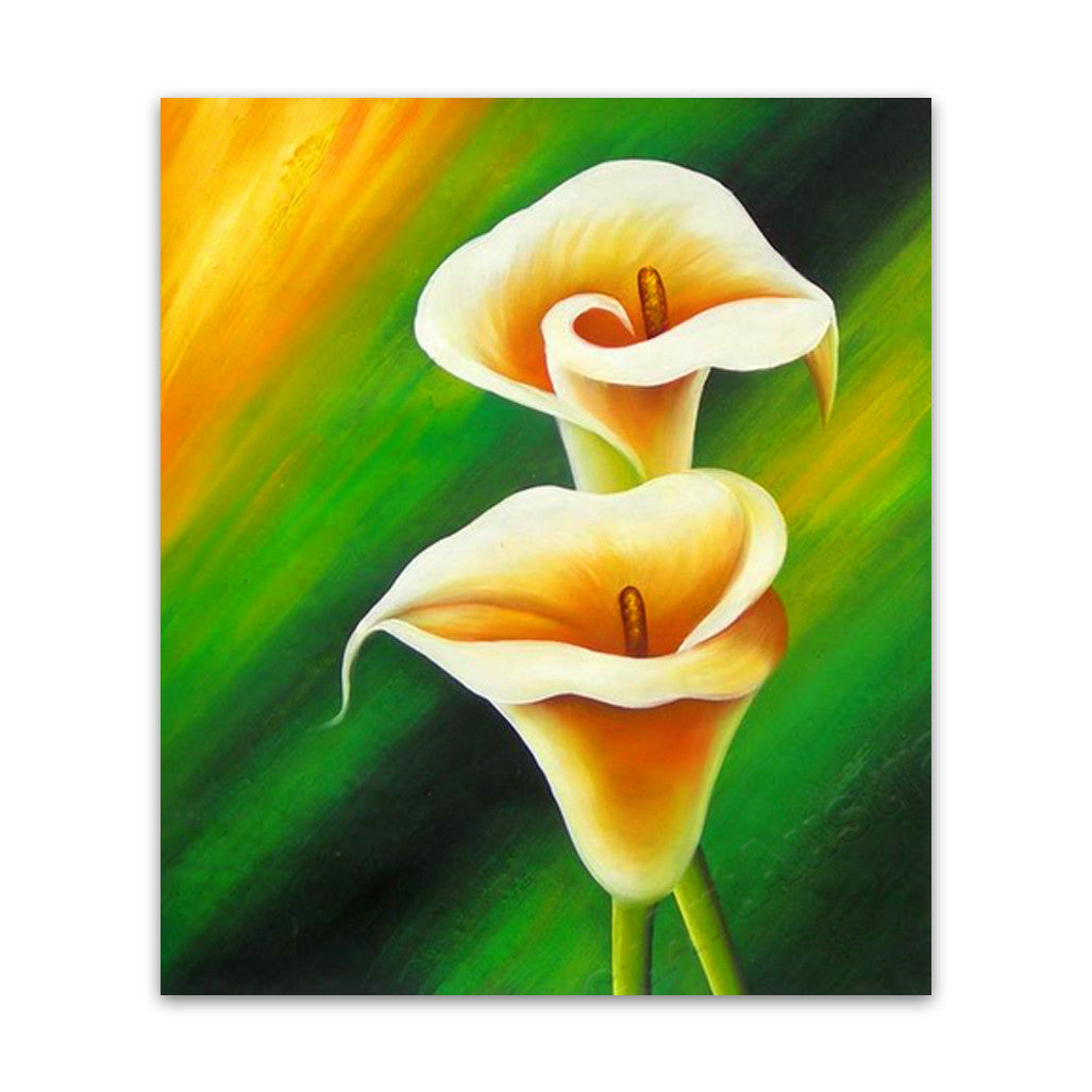 Two White Flowers