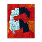 Random Shapes Number One | Oil Painting on Canvas Art