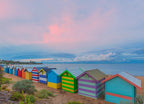 Bathing Box at Melbourne Wall Print
