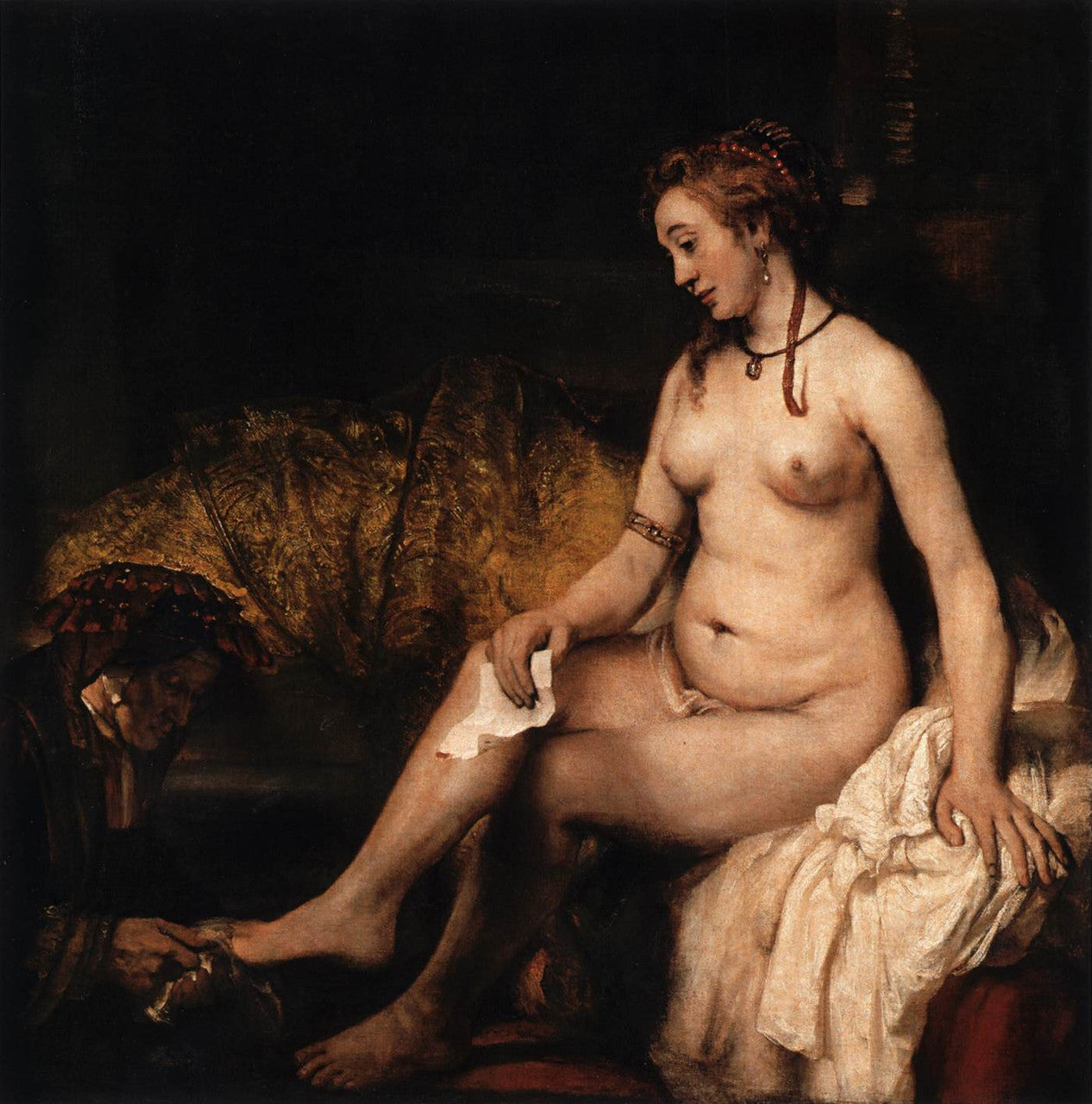 Bathsheba At Her Bath 