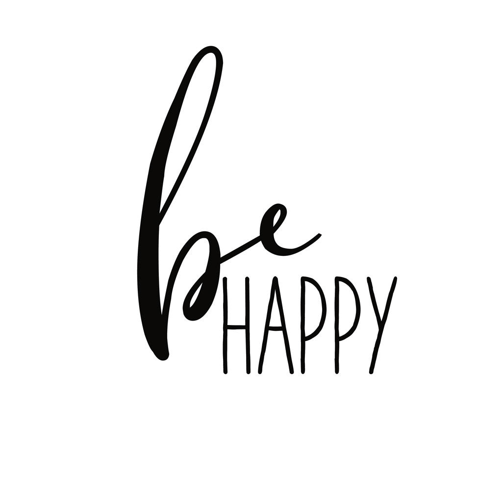 Be Happy Wall Art Print