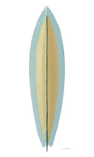 Beach Time Surfboard II Wall Art Print
