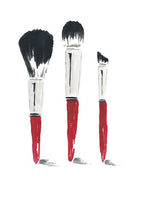 Beauty Brushes Wall Art Print